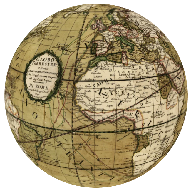 Custom 3D globe – result
