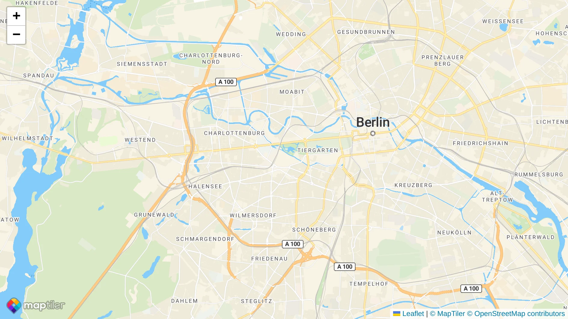 Full-screen map