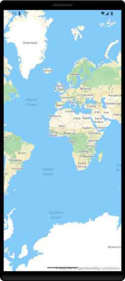 MapTiler streets map