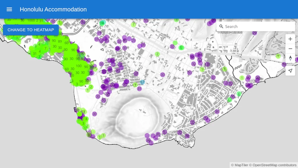 MapTiler SDK JS Backdrop map