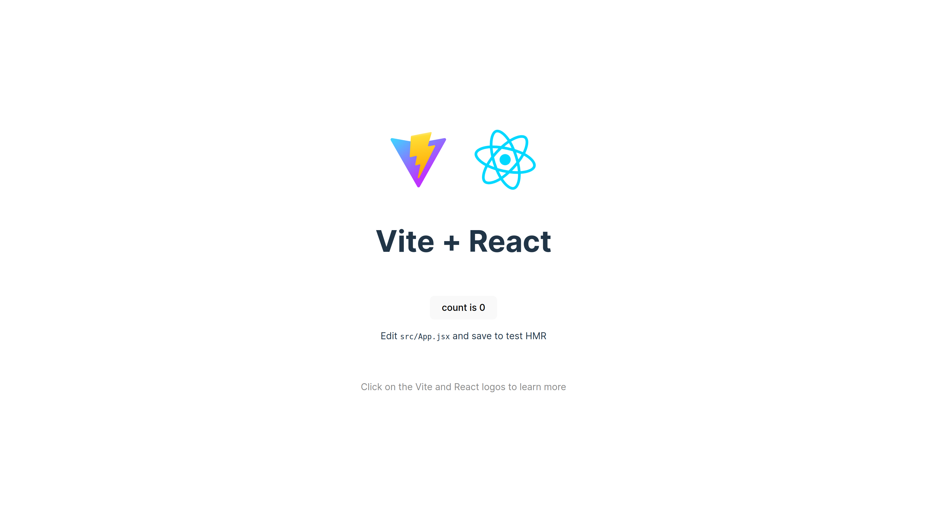 Vite + React app