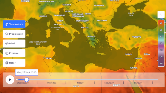 Weather map tool
