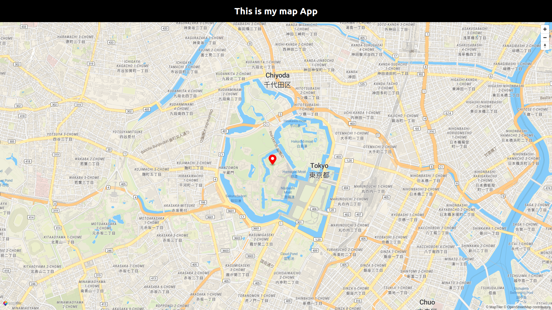 Display a map in Svelte using MapLibre GL JS