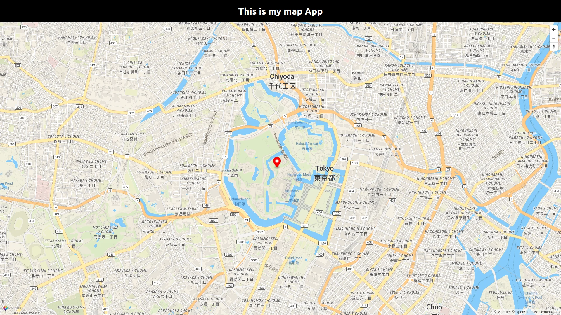 Display a map in Svelte using MapLibre GL JS