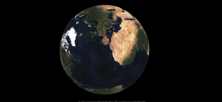 Real-world 3D globe MapTiler maps in Unreal