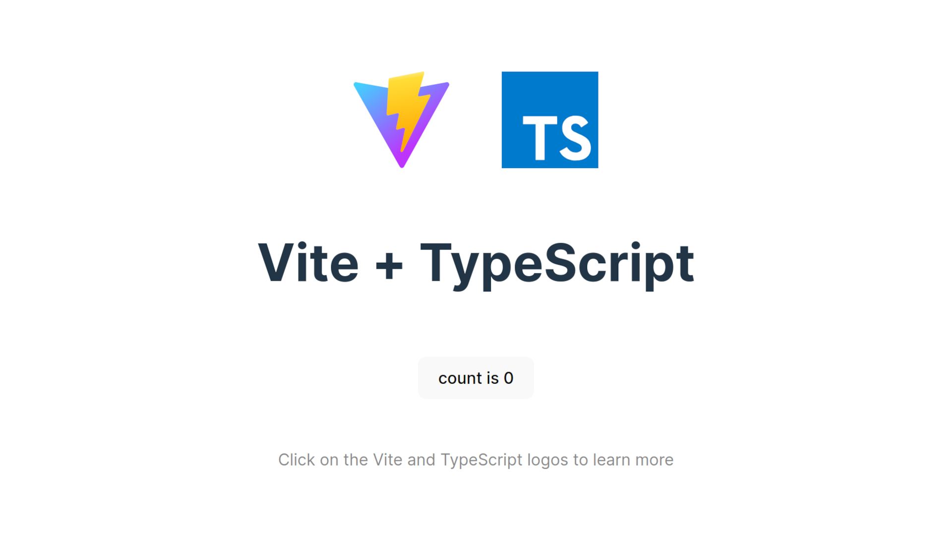 Vite + TypeScript app
