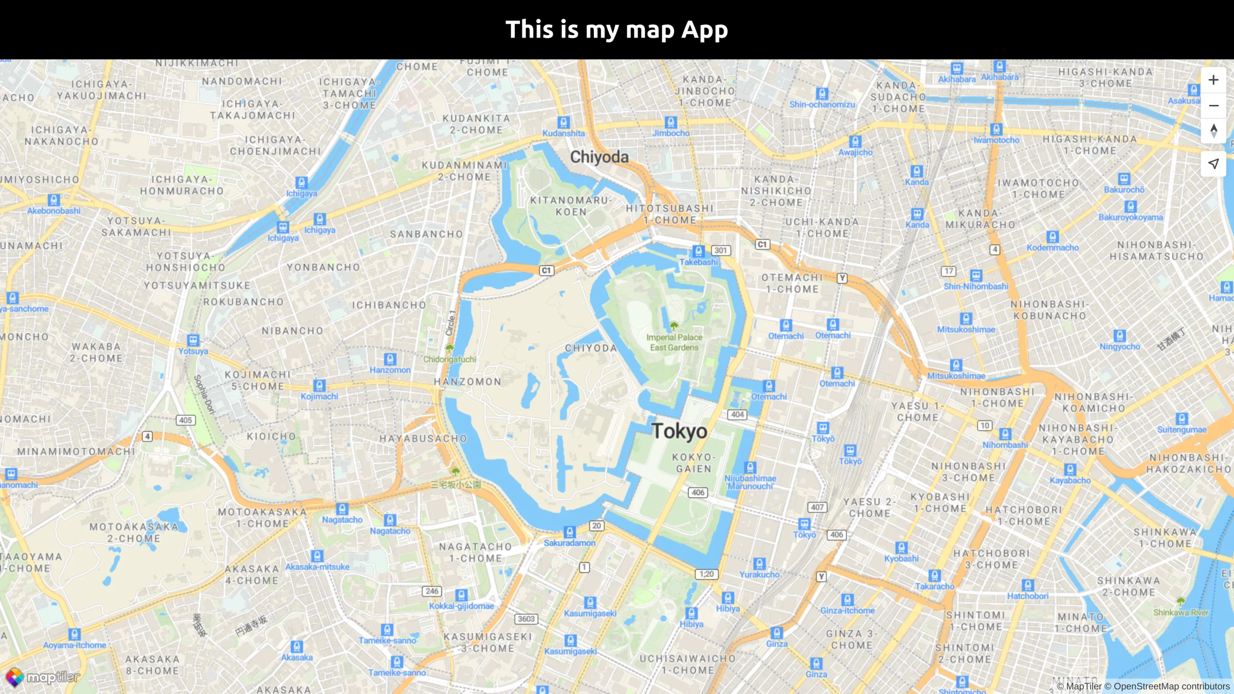 Full-screen map
